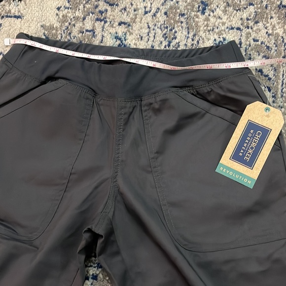 NWT Cherokee Workwear Revolution Scrub Pants Pewter XS - Picture 8 of 11